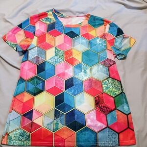 Colorful Geometric T-Shirt